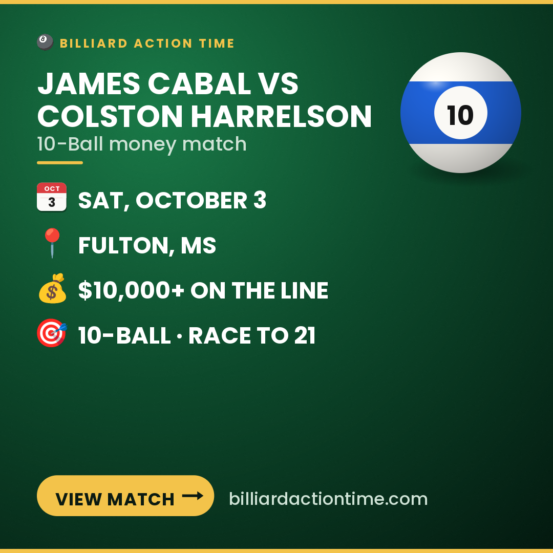 Share graphic for James Cabal vs Colston Harrelson