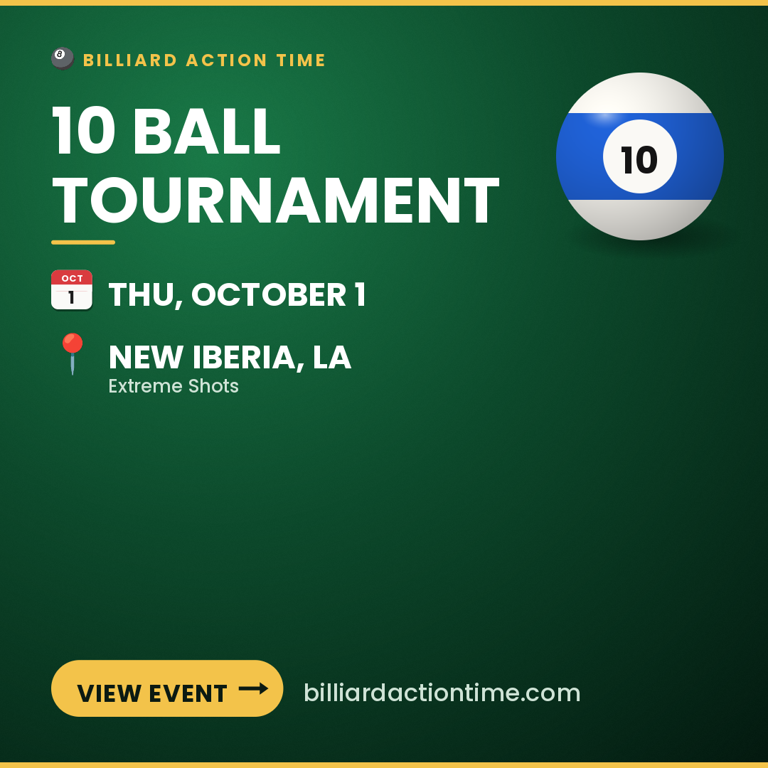Share card for 10 Ball Tournament