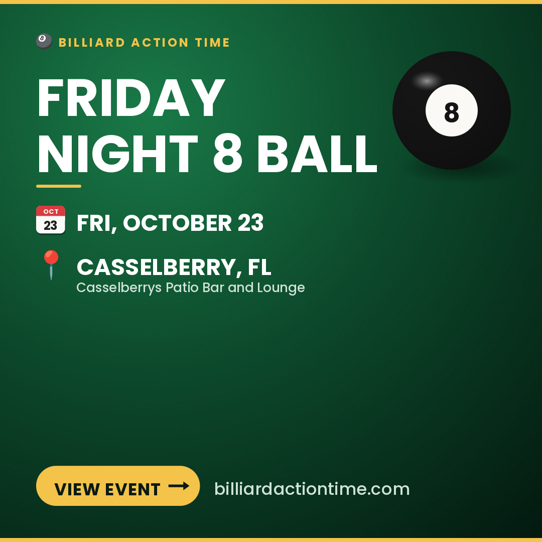 Share card for Friday Night 8 Ball