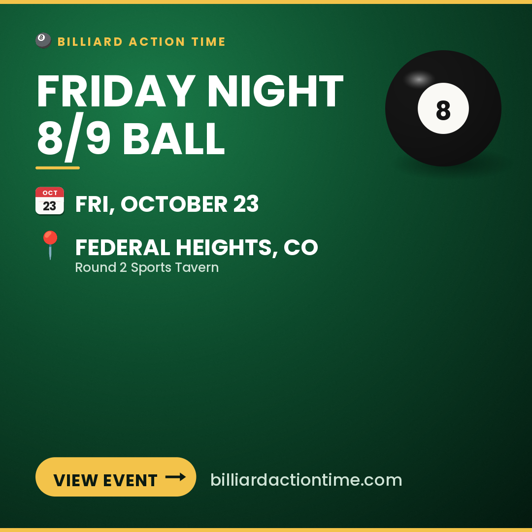 Share card for Friday Night 8/9 Ball