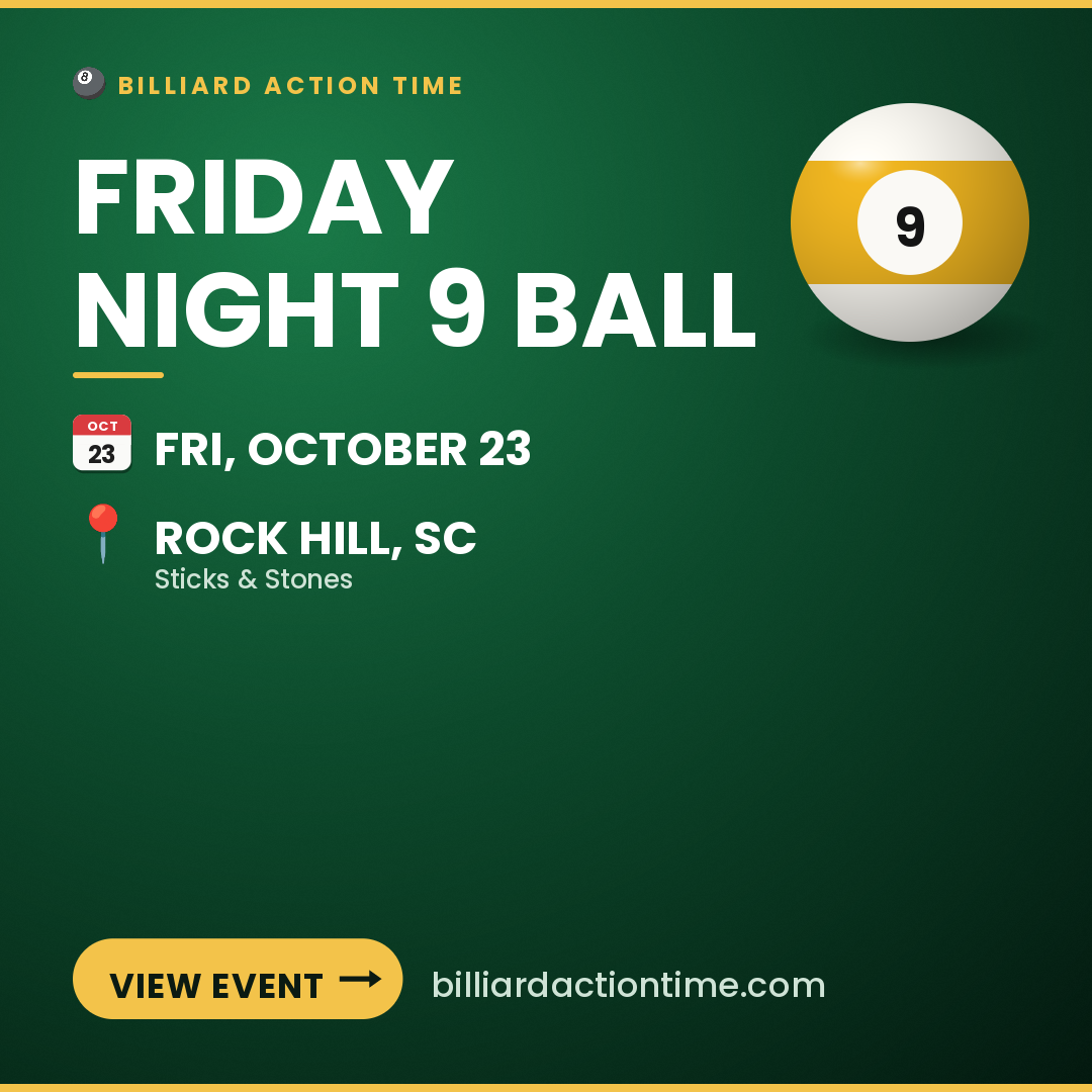 Share card for Friday Night 9 Ball