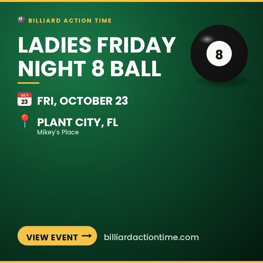 Share card for Ladies Friday Night 8 Ball
