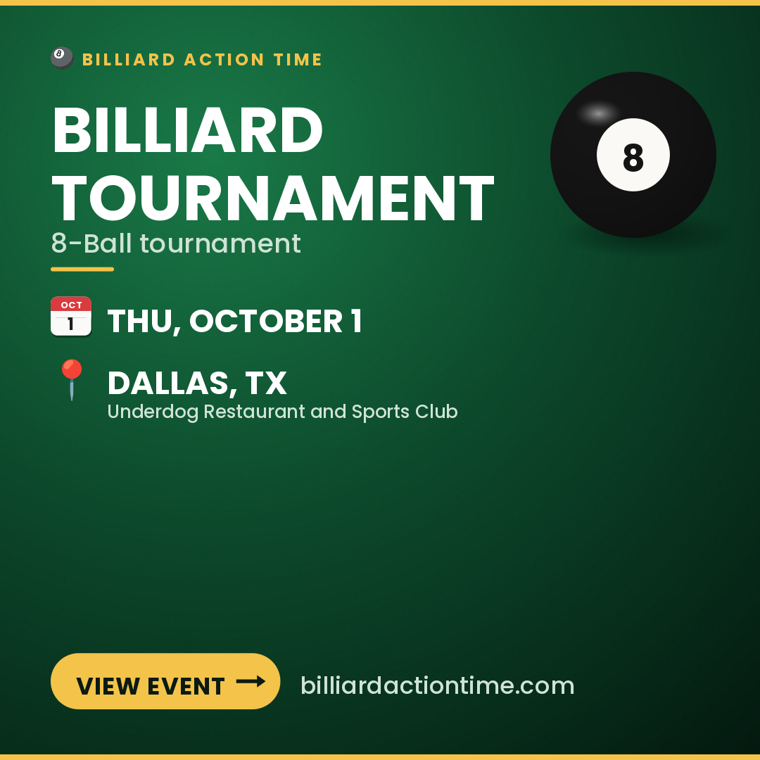 Share card for Billiard Tournament