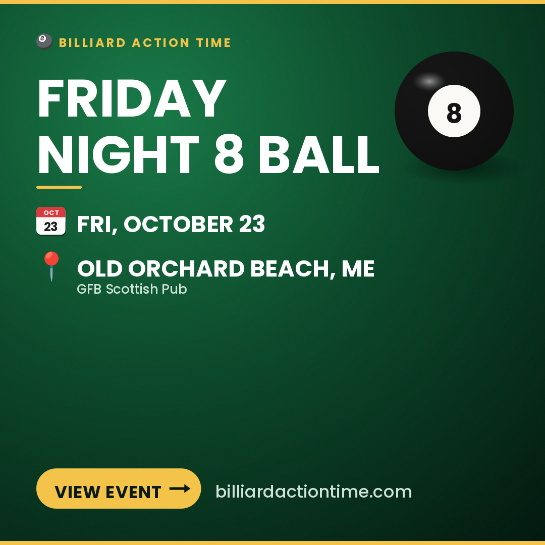 Share card for Friday Night 8 Ball
