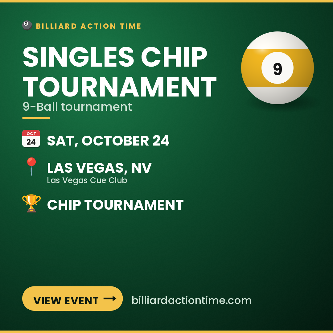 Share card for Singles Chip Tournament