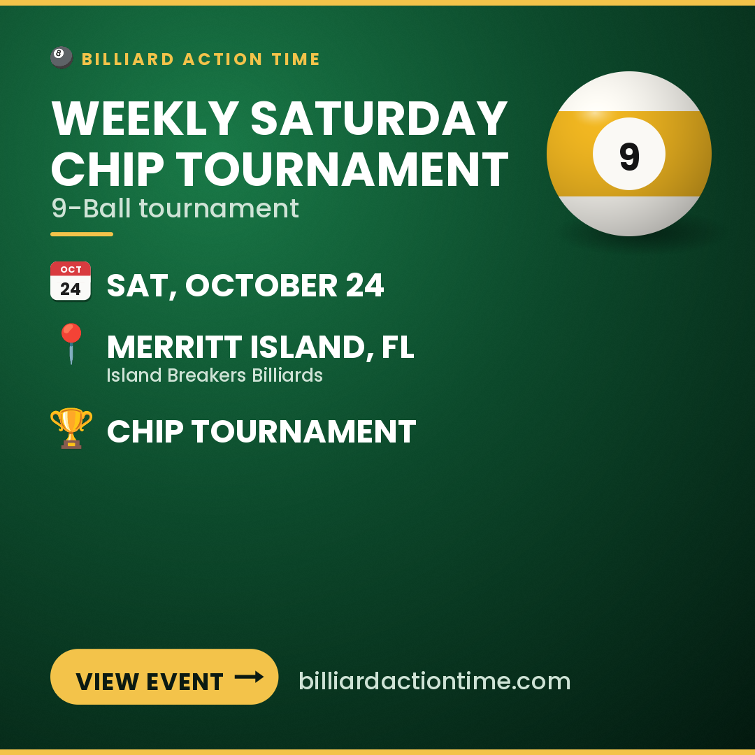 Share card for Weekly Saturday Chip Tournament
