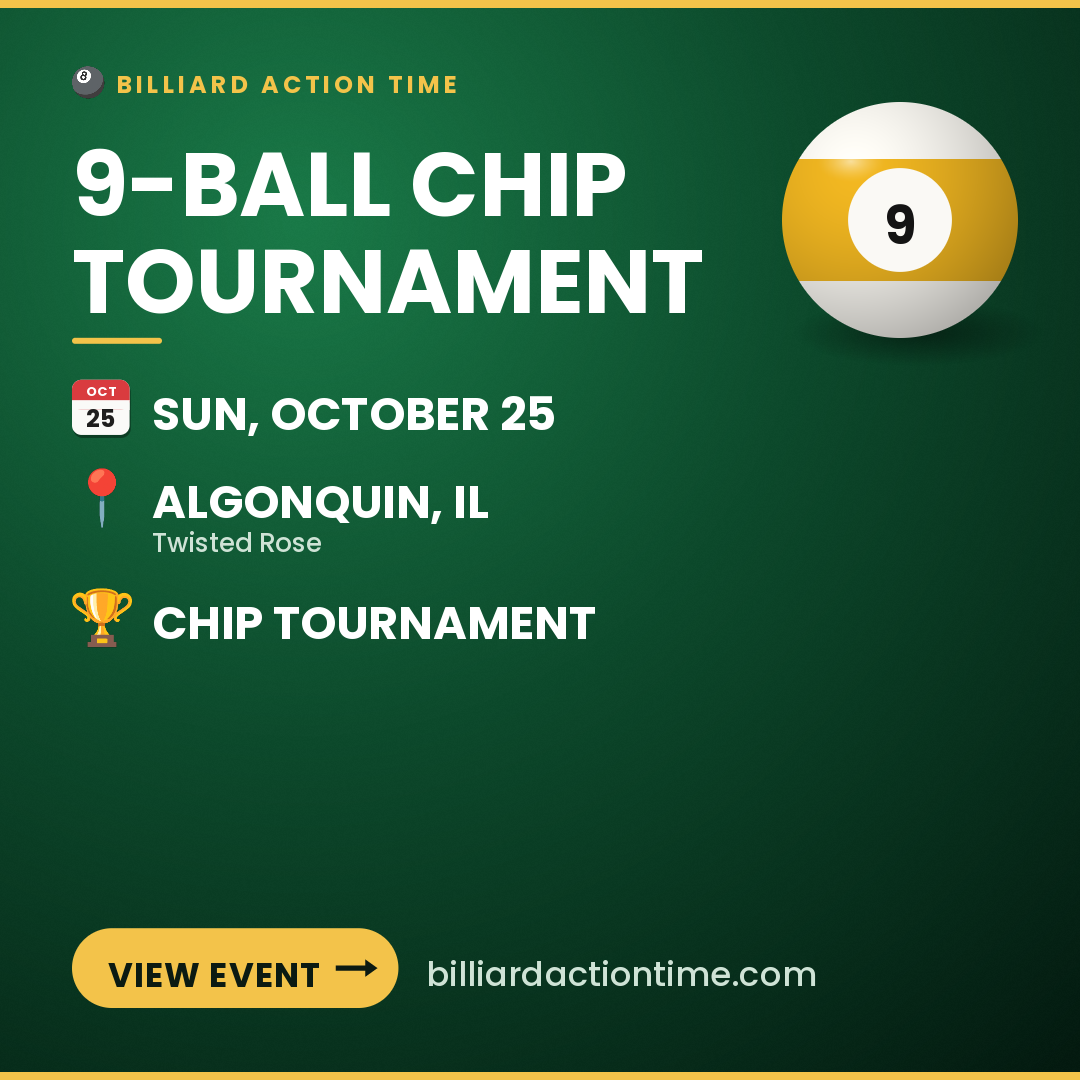 Share card for 9-Ball Chip Tournament