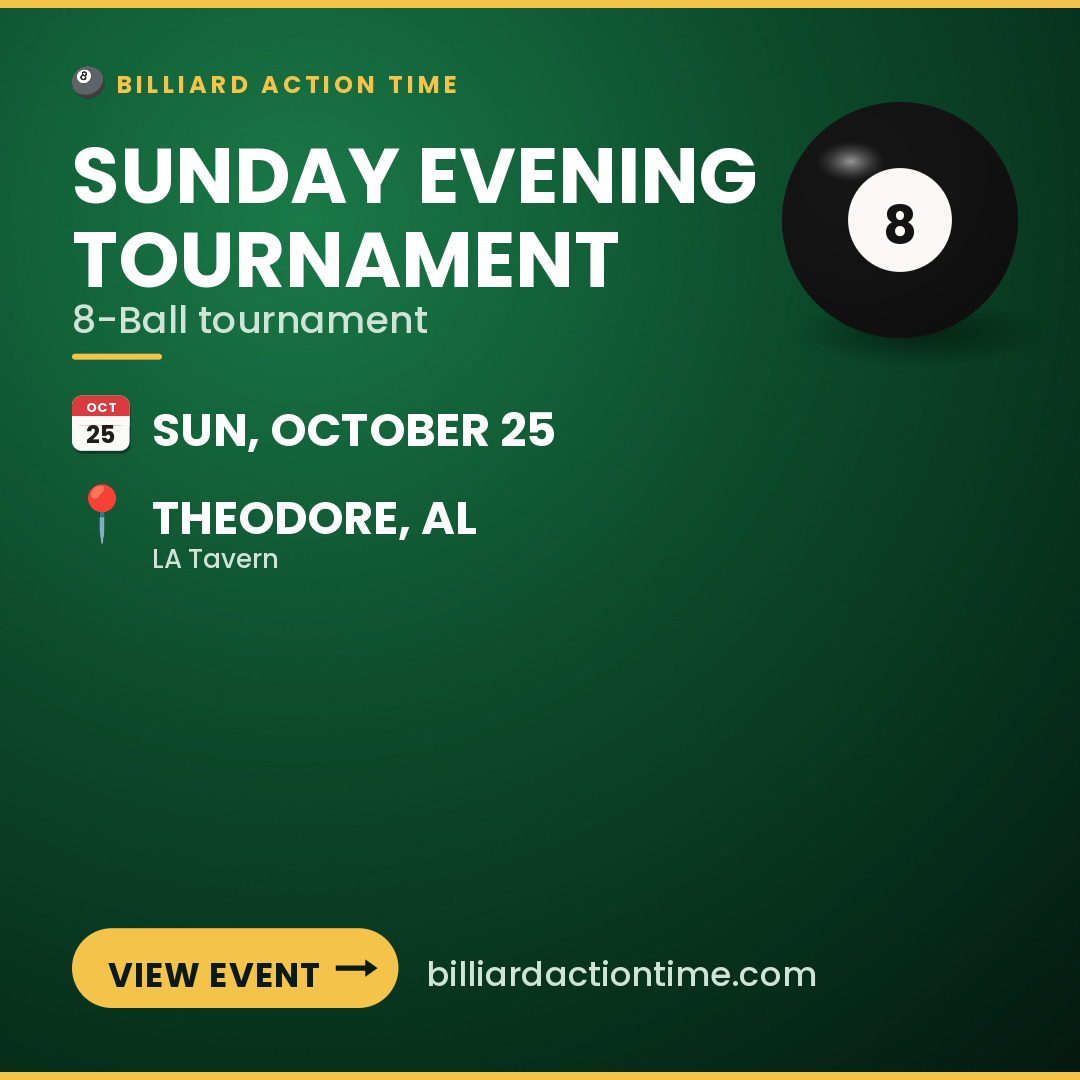 Share card for Sunday Evening Tournament