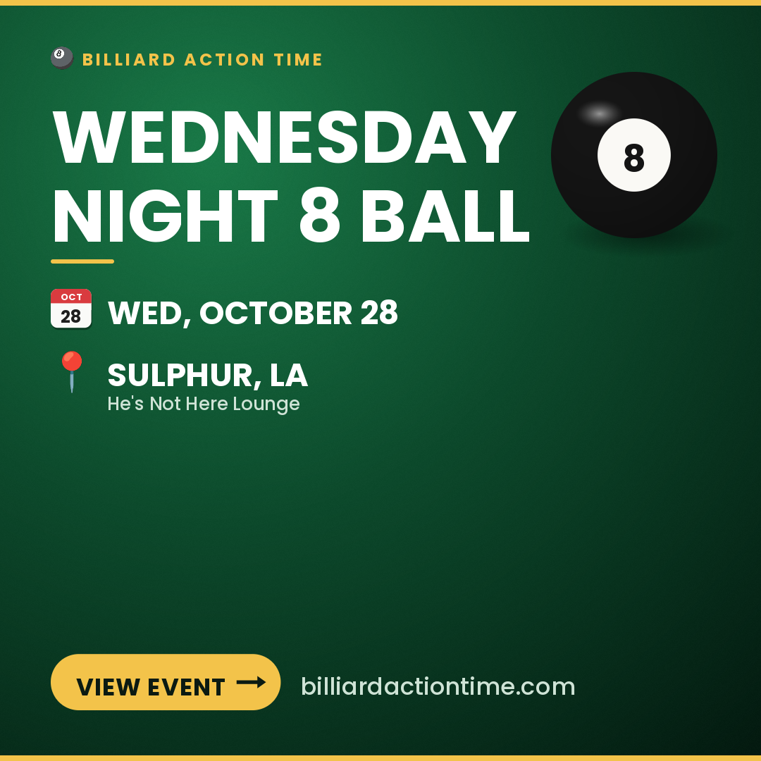 Share card for Wednesday Night 8 Ball