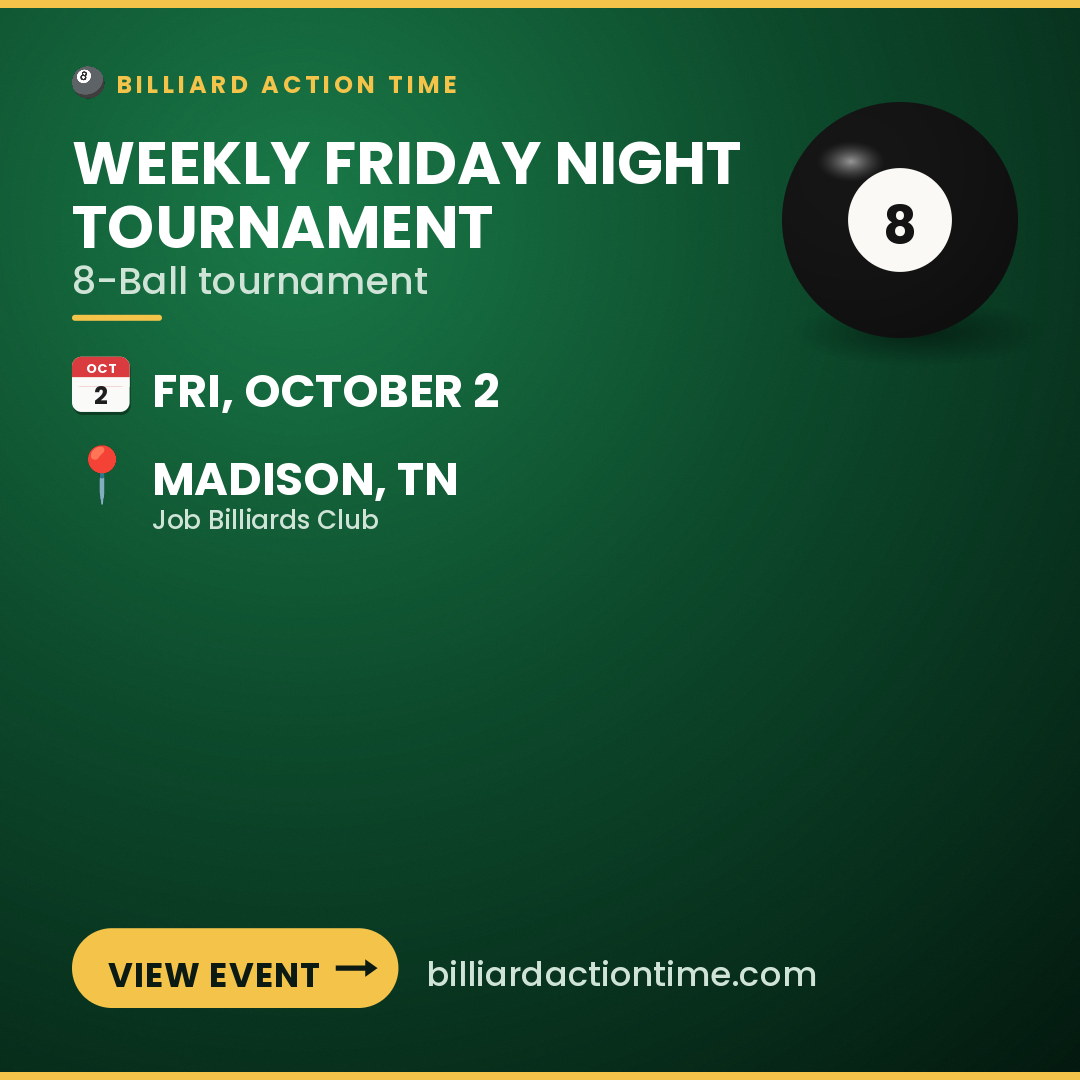 Share card for Weekly Friday Night Tournament