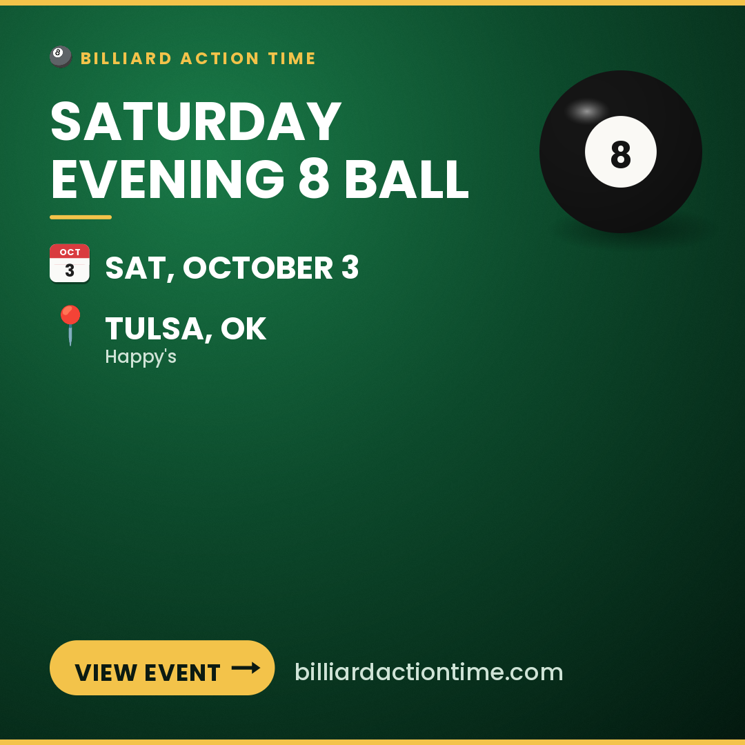 Share card for Saturday Evening 8 Ball