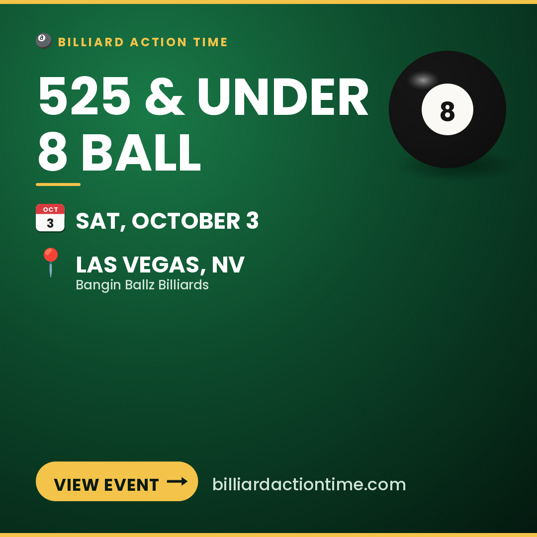 Share card for 525 & Under 8 Ball