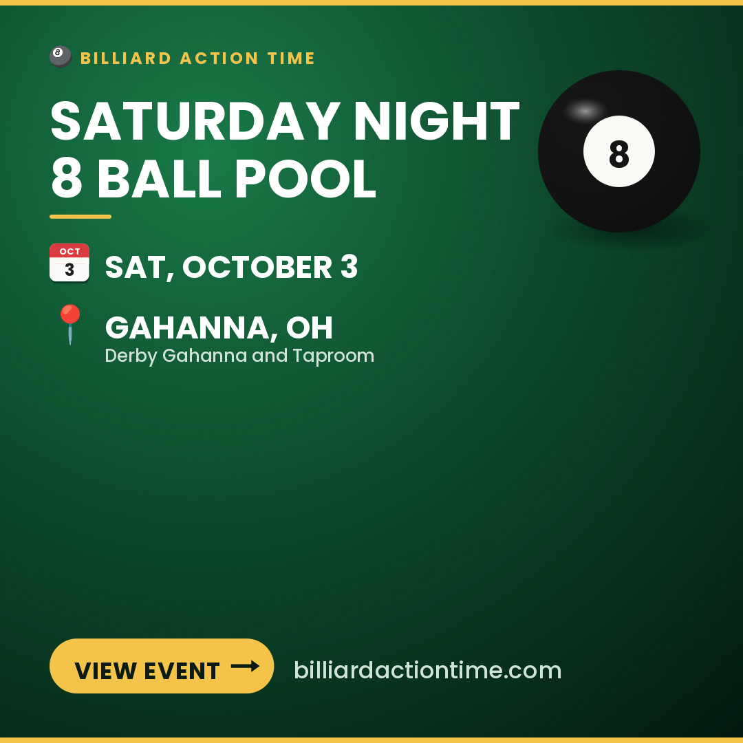 Share card for Saturday Night 8 Ball Pool