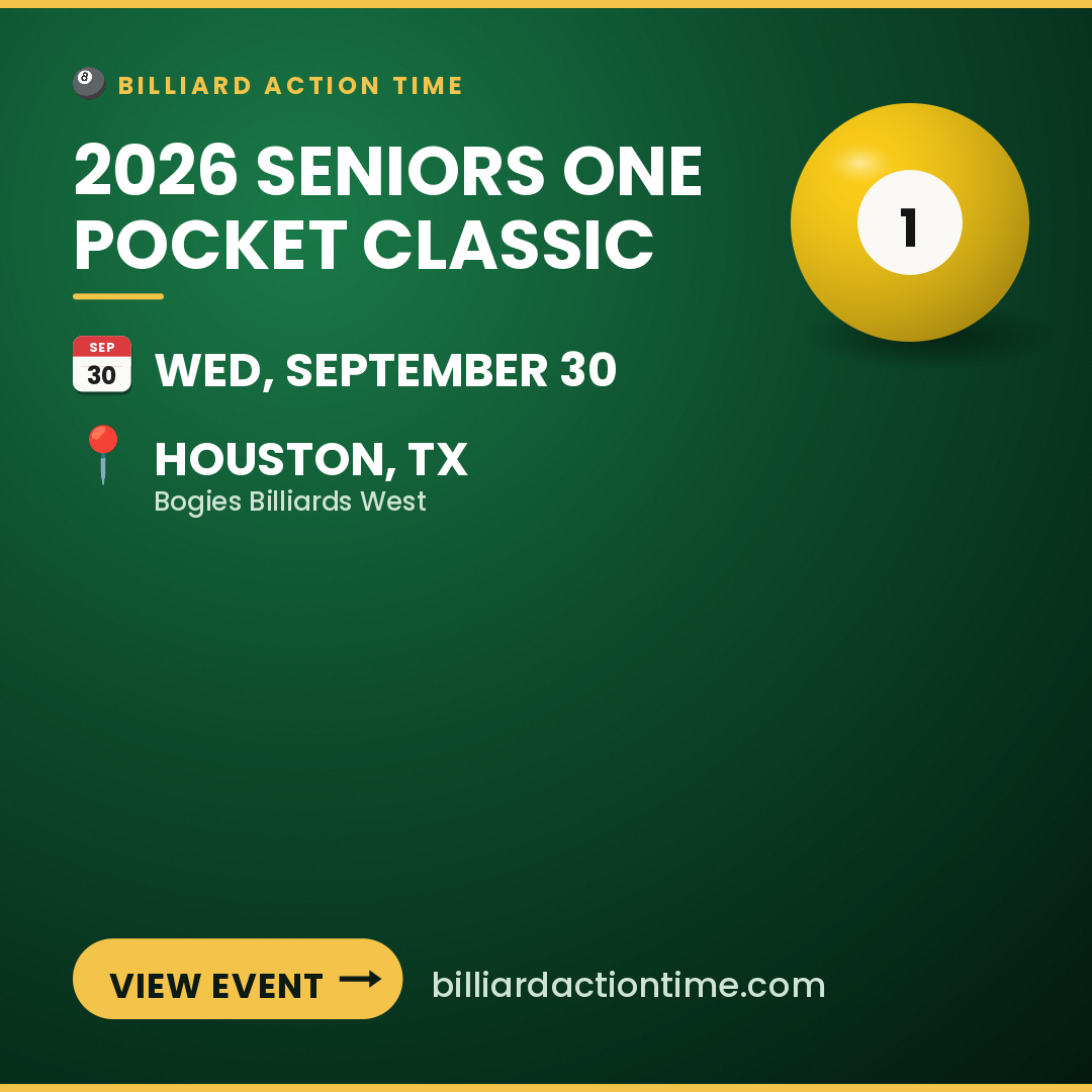 Share card for 2026 Seniors One Pocket Classic
