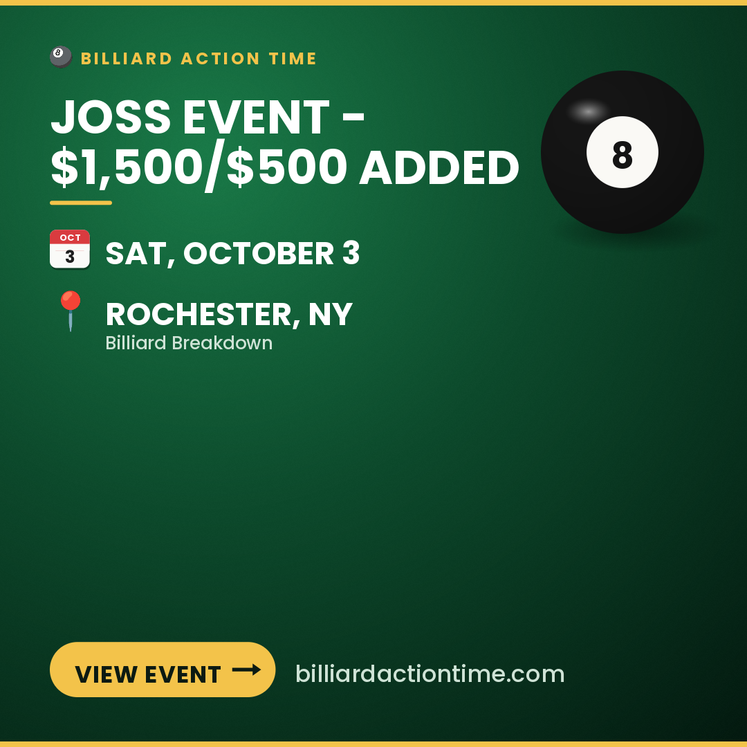 Share card for Joss Event - $1,500/$500 Added