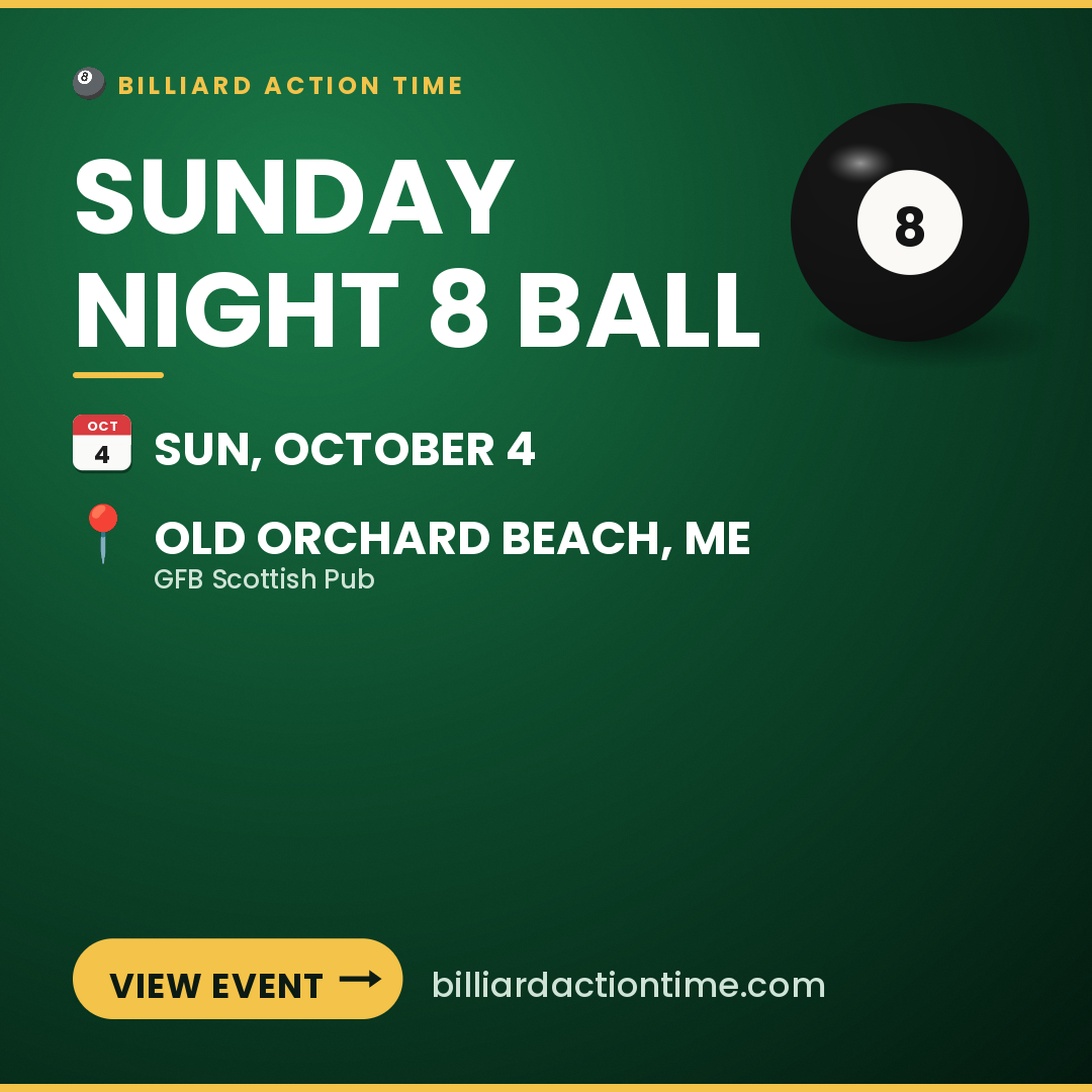 Share card for Sunday Night 8 Ball