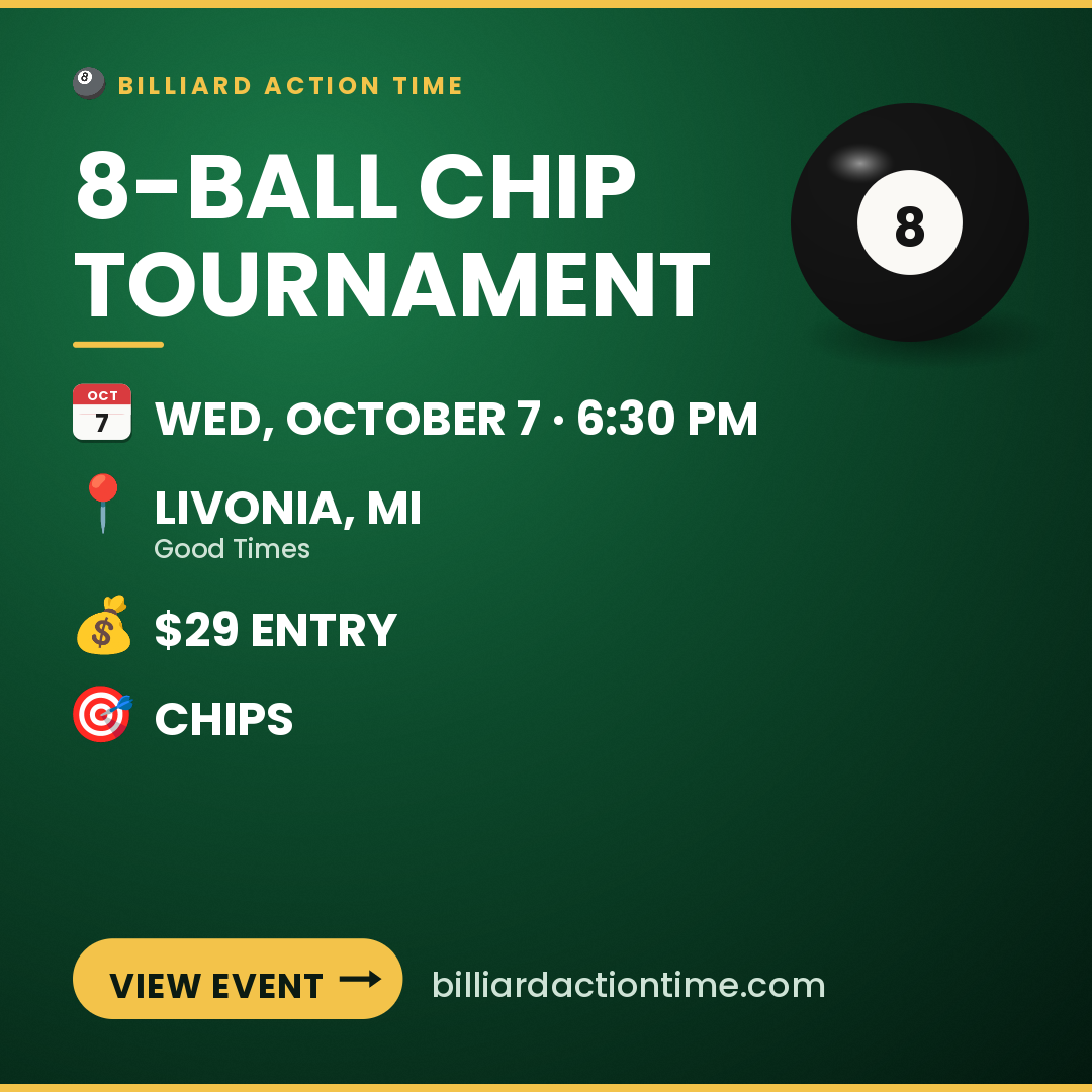 Share card for 8-Ball Chip Tournament