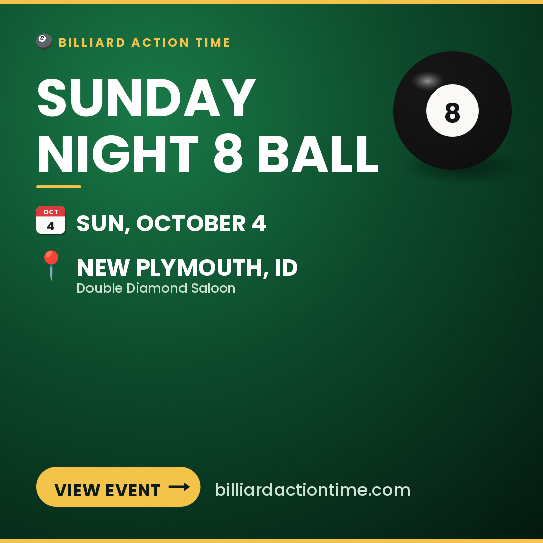 Share card for Sunday Night 8 Ball