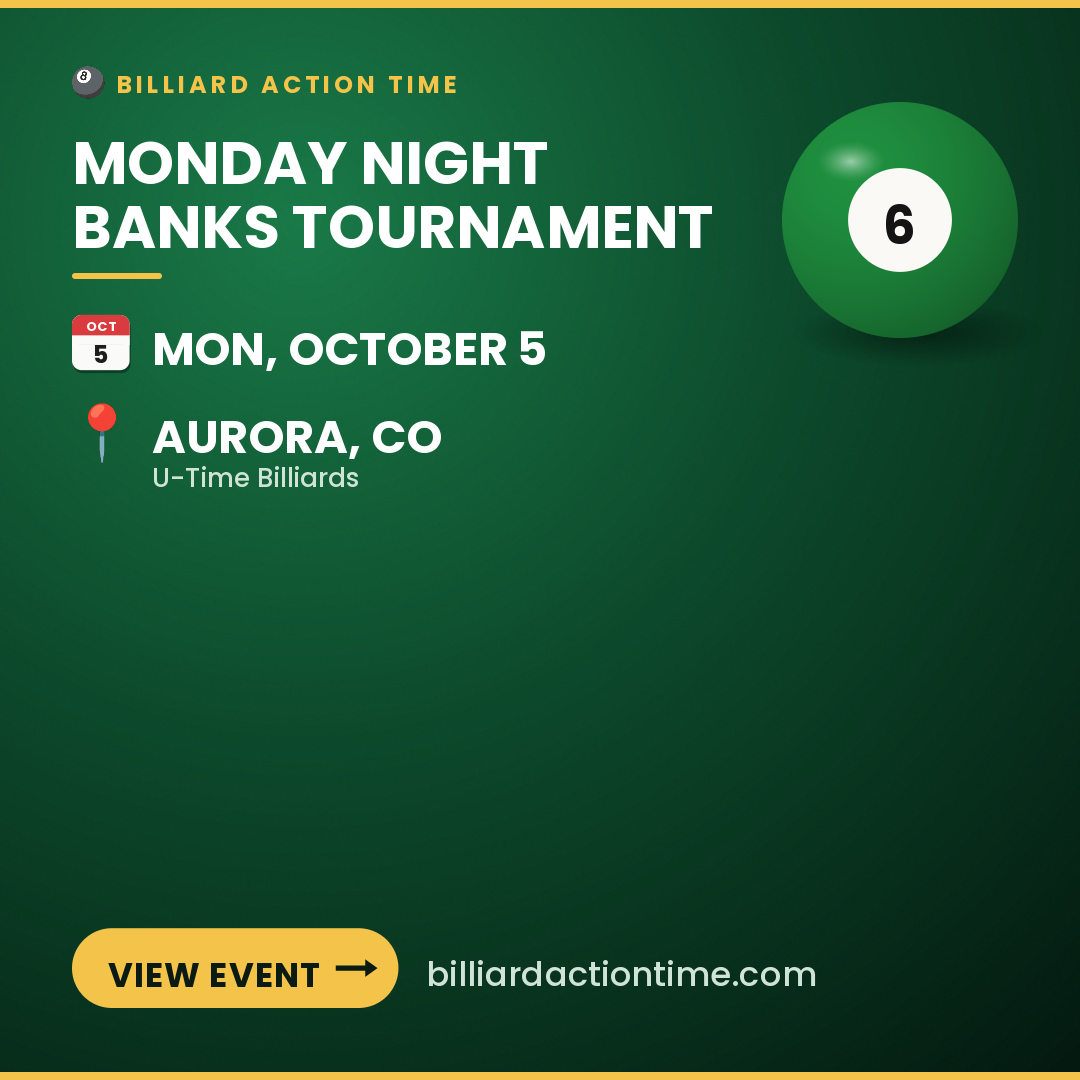 Share card for Monday Night Banks Tournament