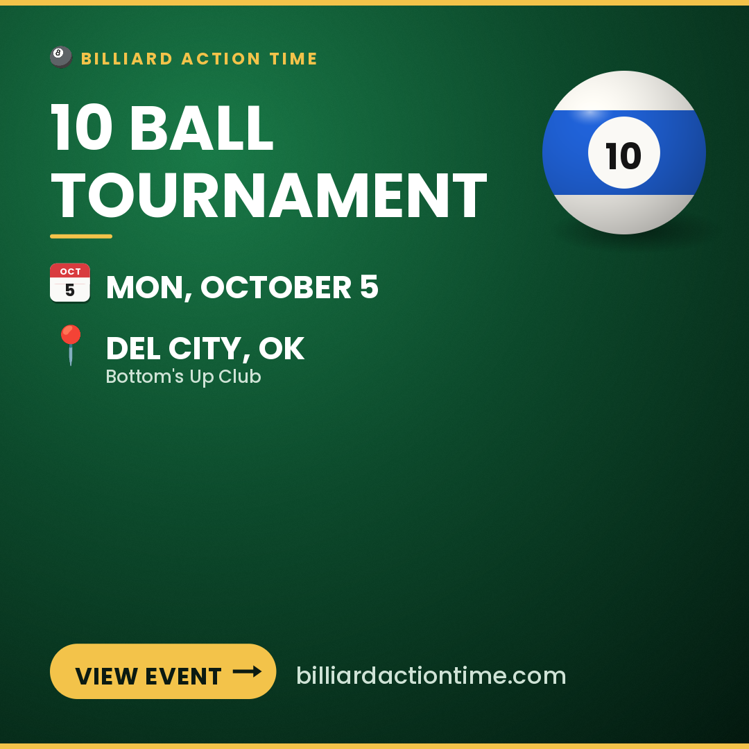 Share card for 10 Ball Tournament