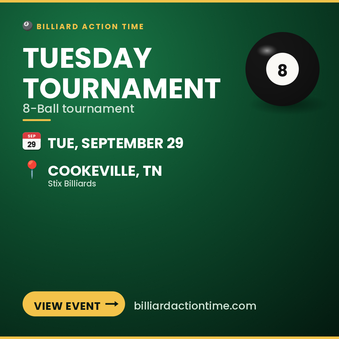 Share card for Tuesday Tournament