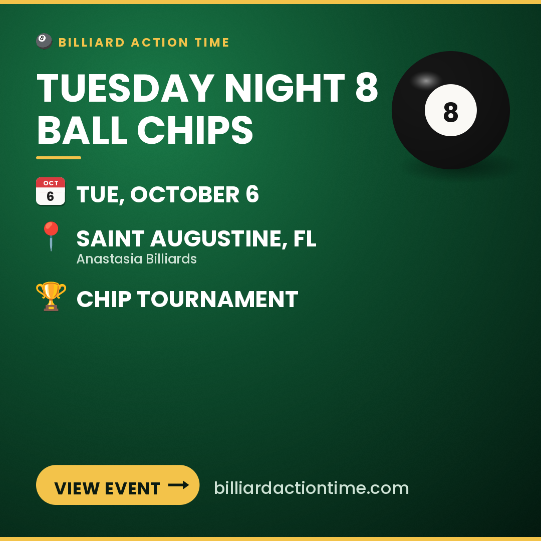 Share card for Tuesday Night 8 Ball Chips