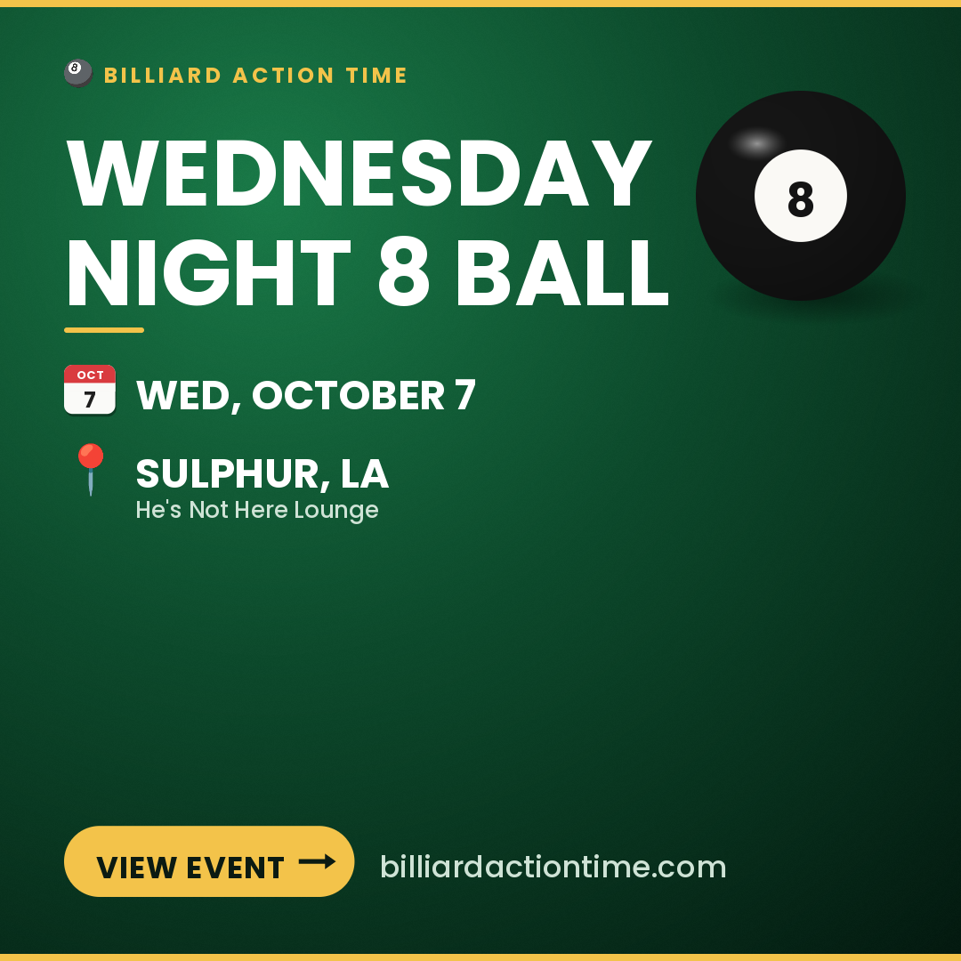 Share card for Wednesday Night 8 Ball