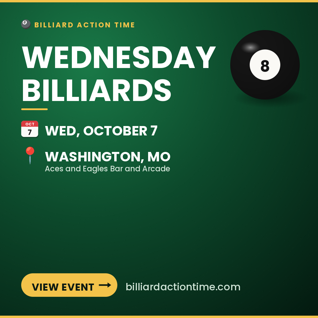 Share card for Wednesday Billiards
