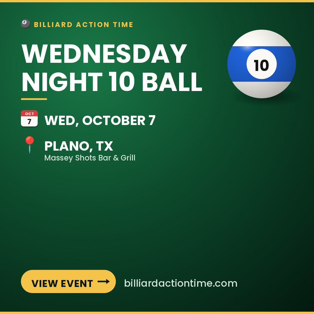 Share card for Wednesday Night 10 Ball