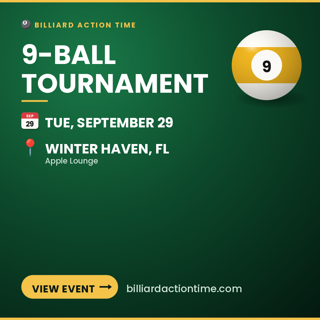 Share card for 9-Ball Tournament