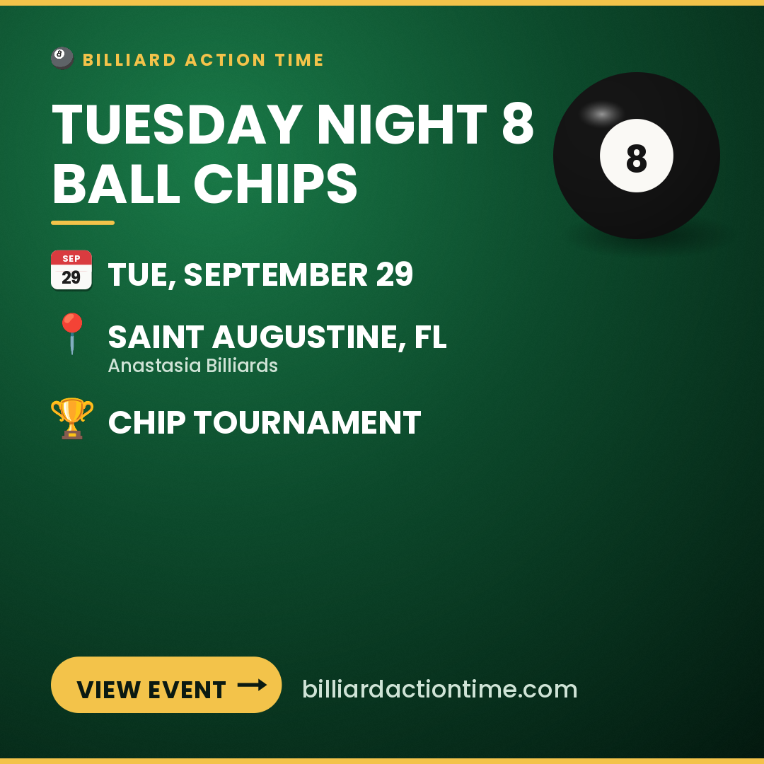 Share card for Tuesday Night 8 Ball Chips