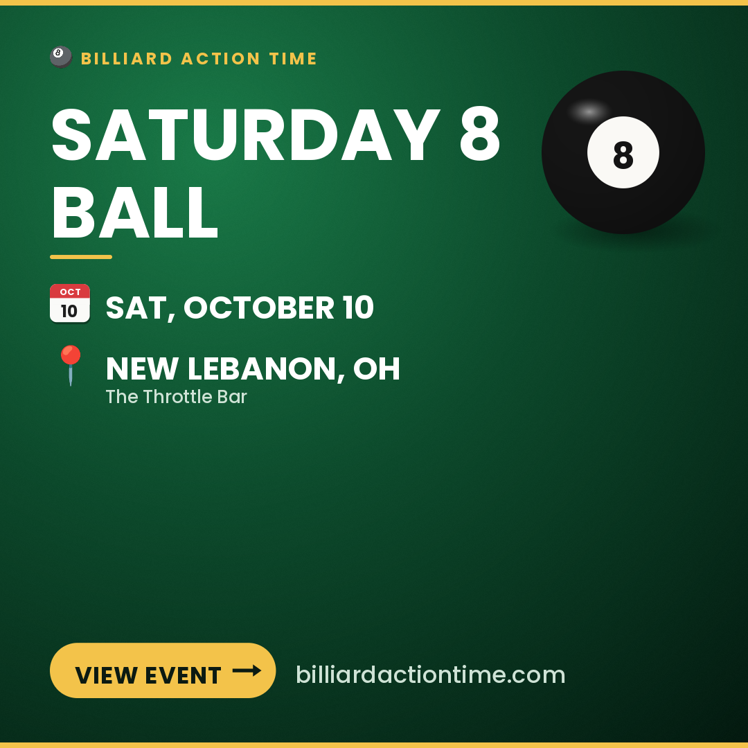 Share card for Saturday 8 Ball