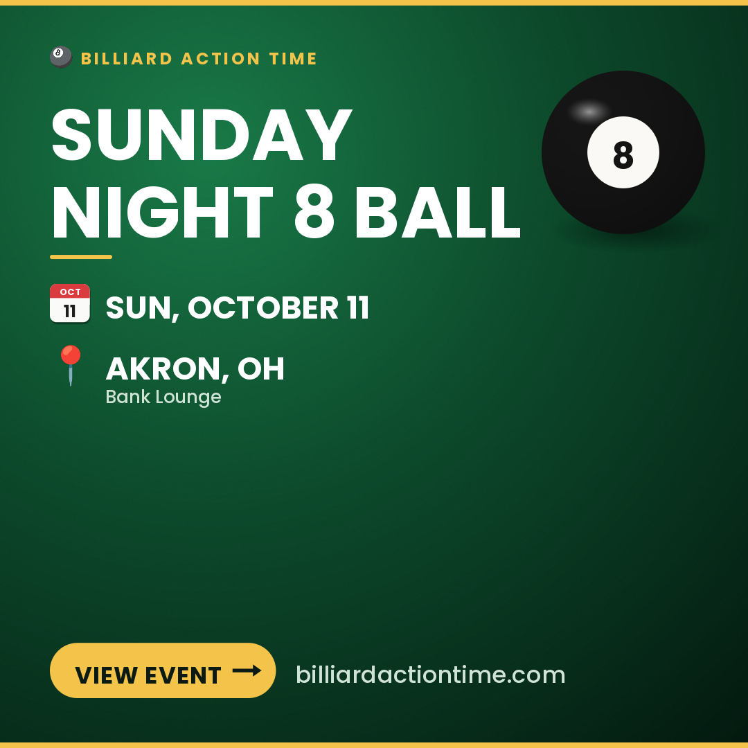 Share card for Sunday Night 8 Ball