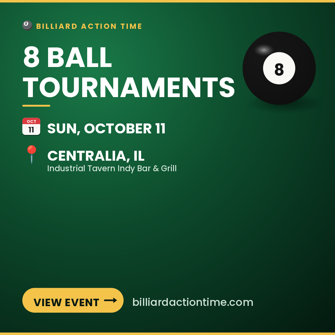 Share card for 8 Ball Tournaments