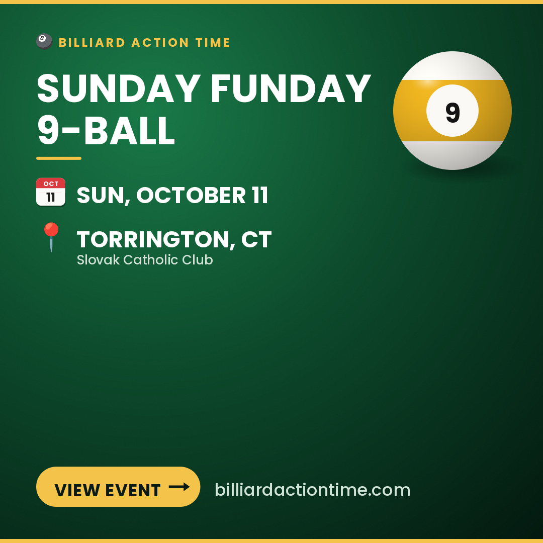 Share card for Sunday Funday 9-Ball