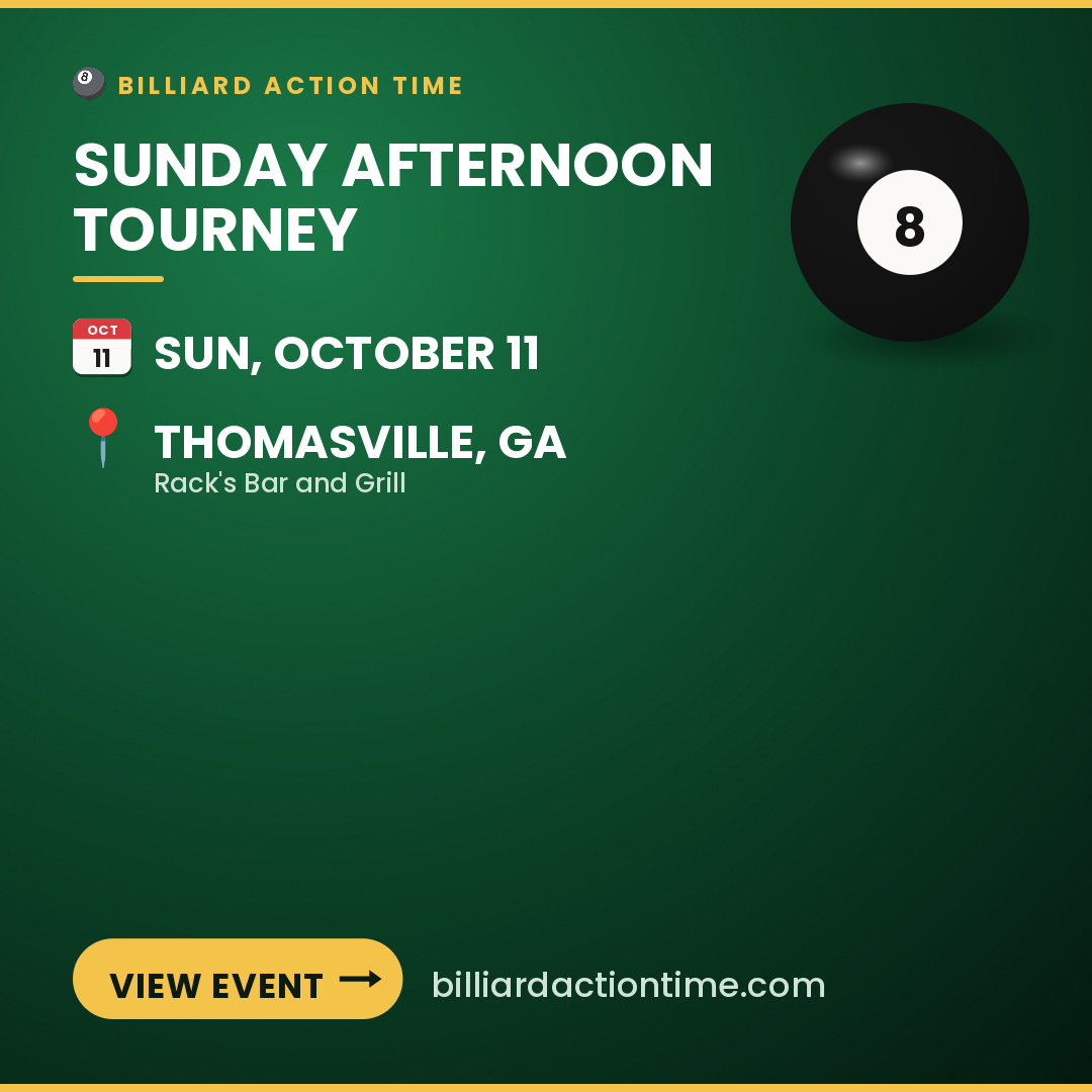 Share card for Sunday Afternoon Tourney