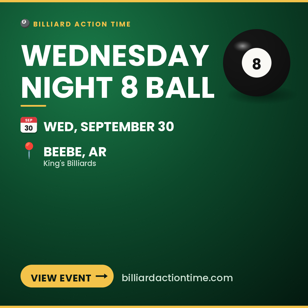 Share card for Wednesday Night 8 Ball