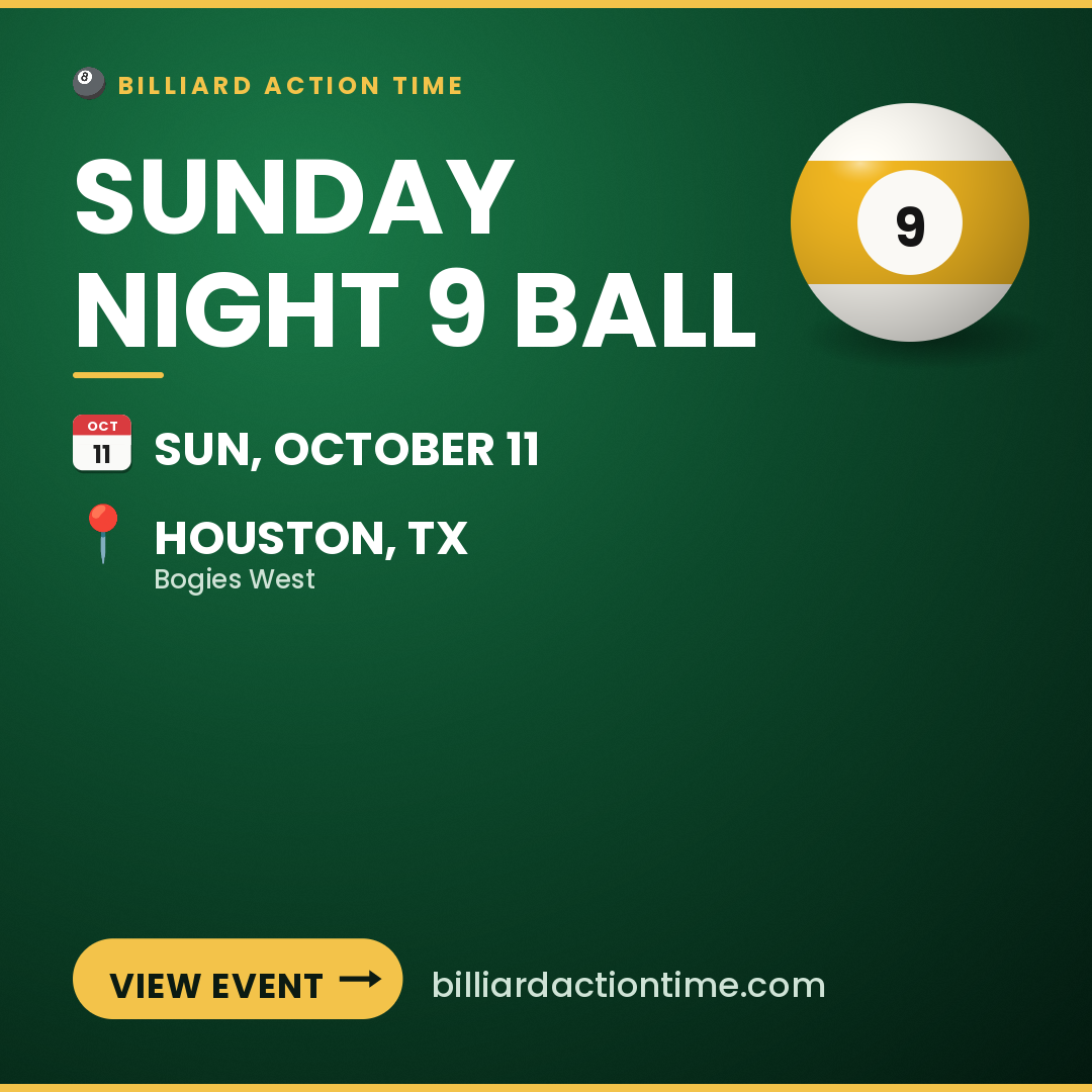 Share card for Sunday Night 9 Ball