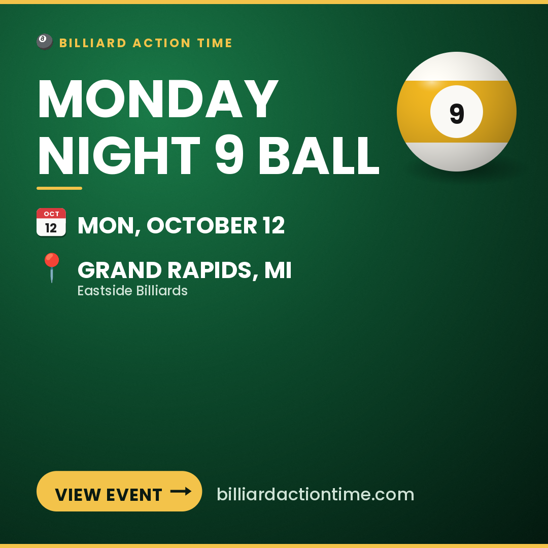Share card for Monday Night 9 Ball
