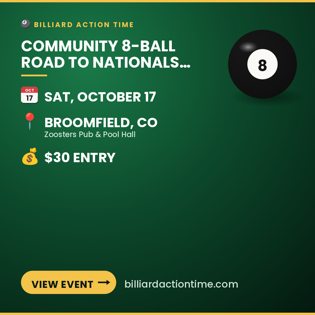 Share card for Community 8-Ball Road To Nationals Fundraiser