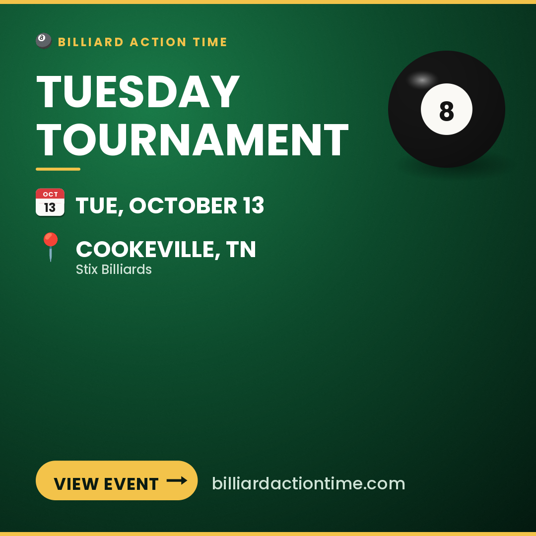 Share card for Tuesday Tournament