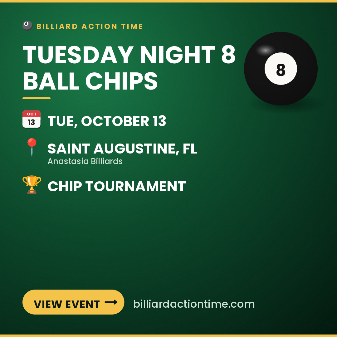 Share card for Tuesday Night 8 Ball Chips