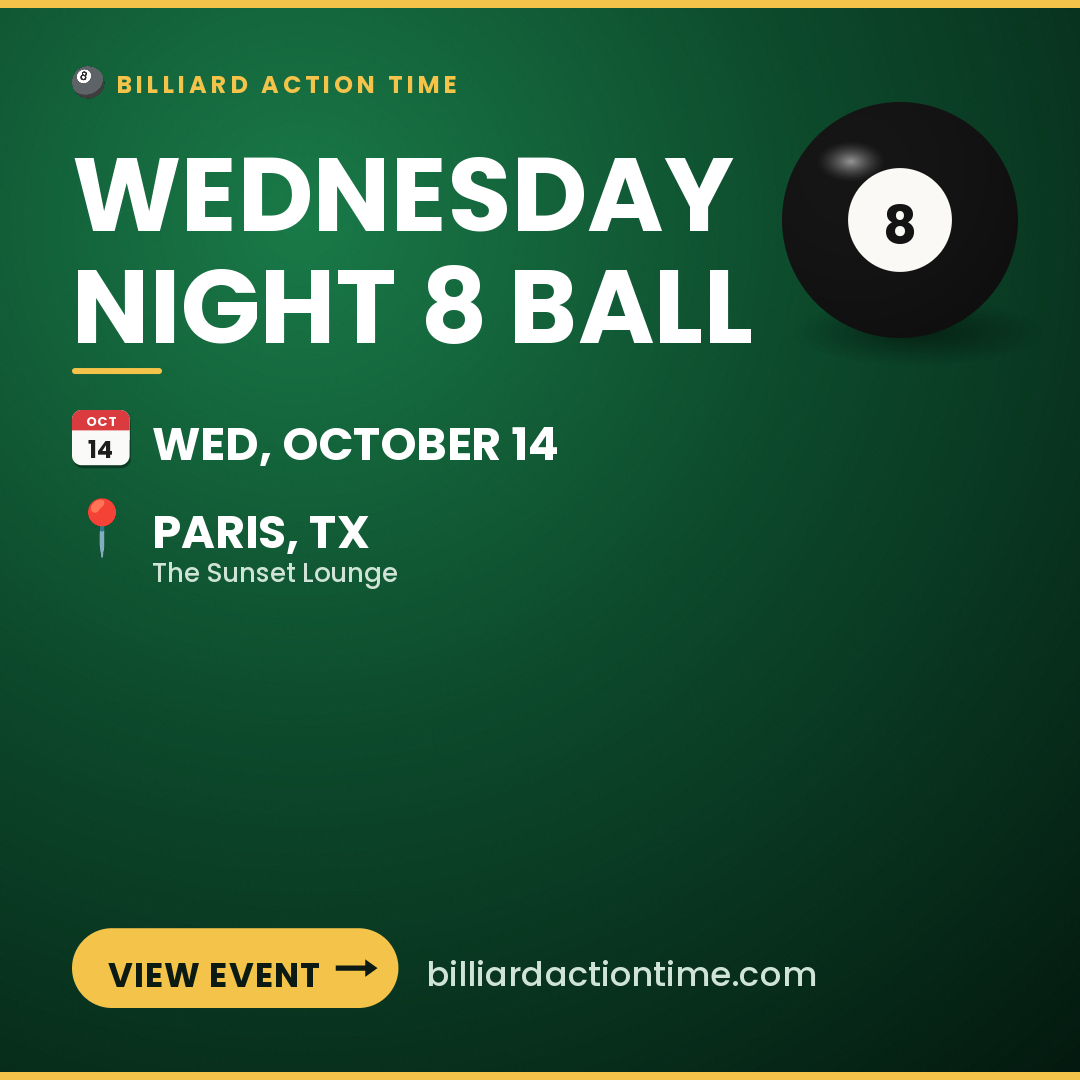 Share card for Wednesday Night 8 Ball
