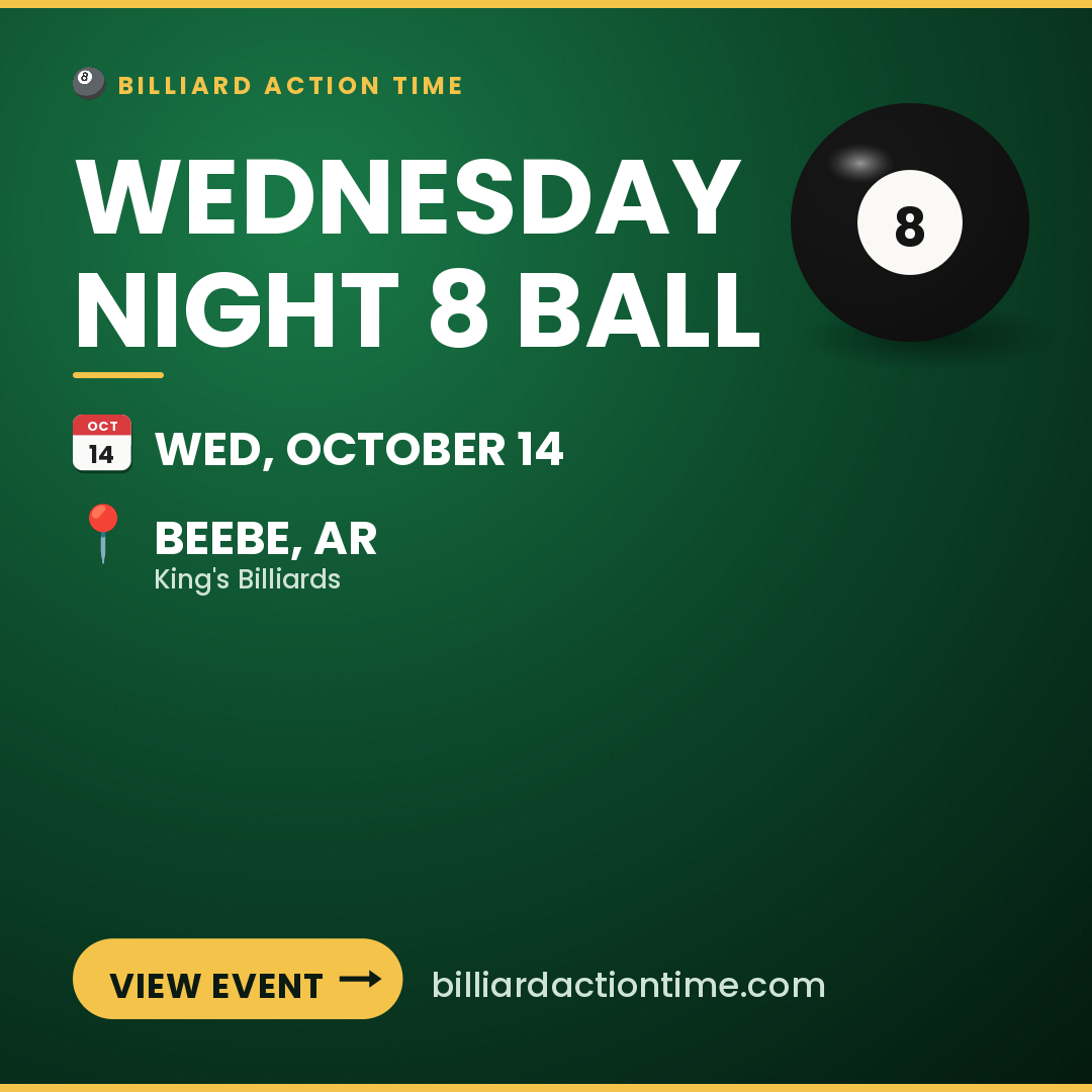 Share card for Wednesday Night 8 Ball