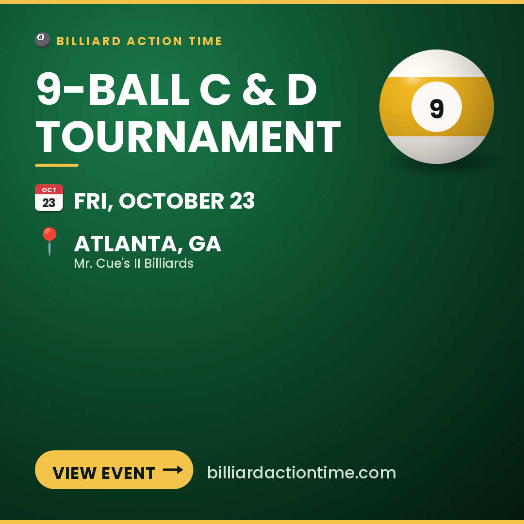 Share card for 9-Ball C & D Tournament