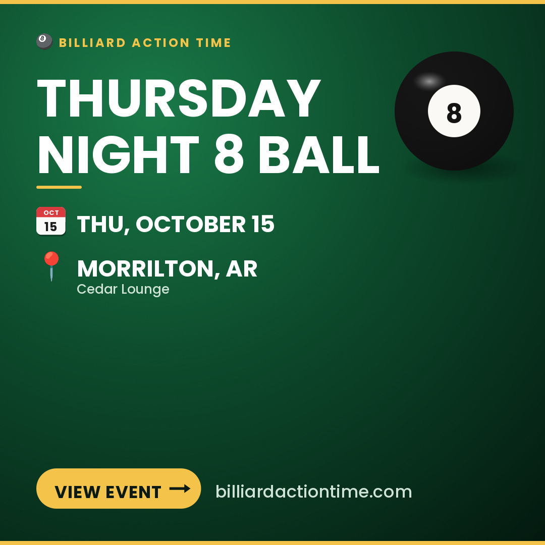 Share card for Thursday Night 8 Ball