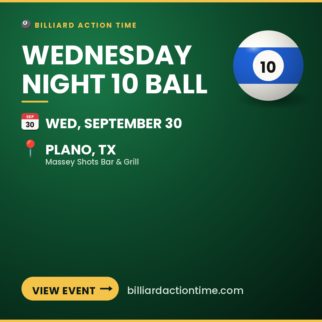 Share card for Wednesday Night 10 Ball