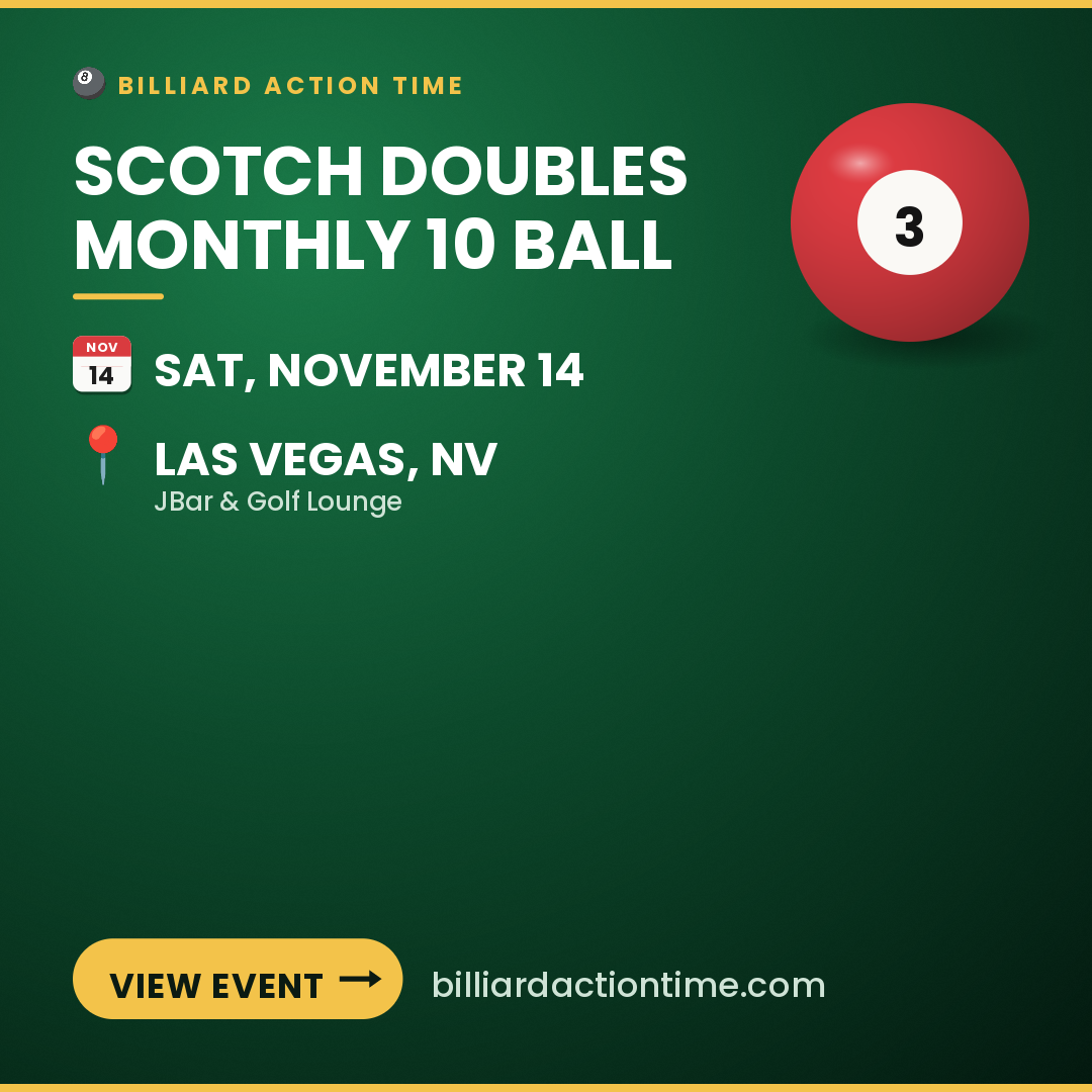 Share card for Scotch Doubles Monthly 10 Ball