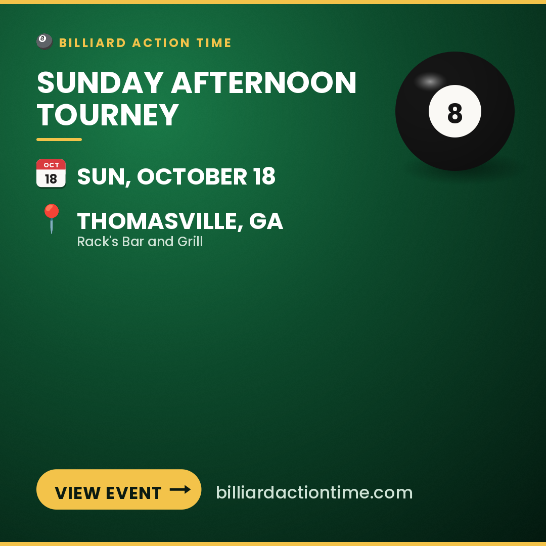 Share card for Sunday Afternoon Tourney