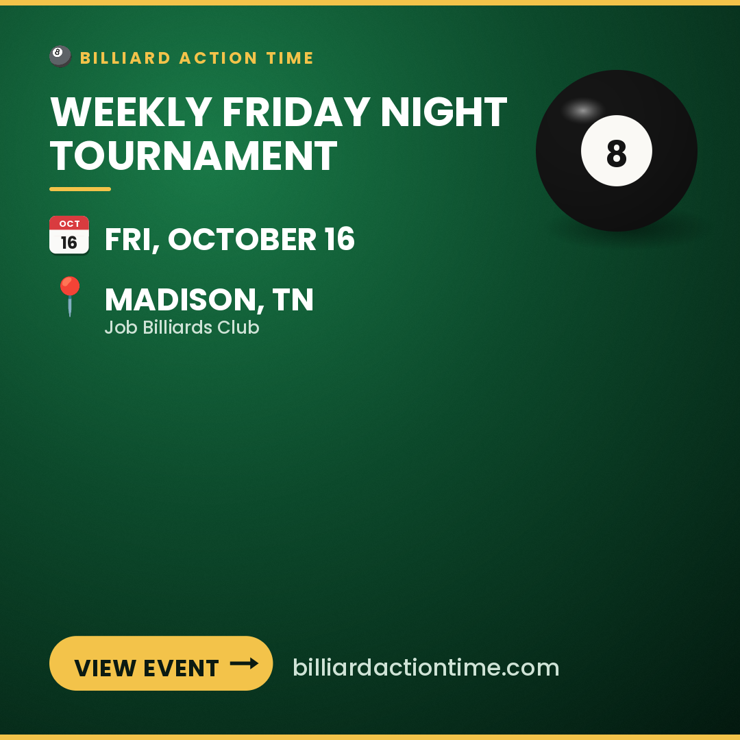 Share card for Weekly Friday Night Tournament